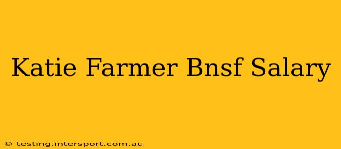 Katie Farmer Bnsf Salary