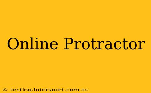 Online Protractor