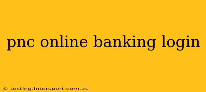 pnc online banking login